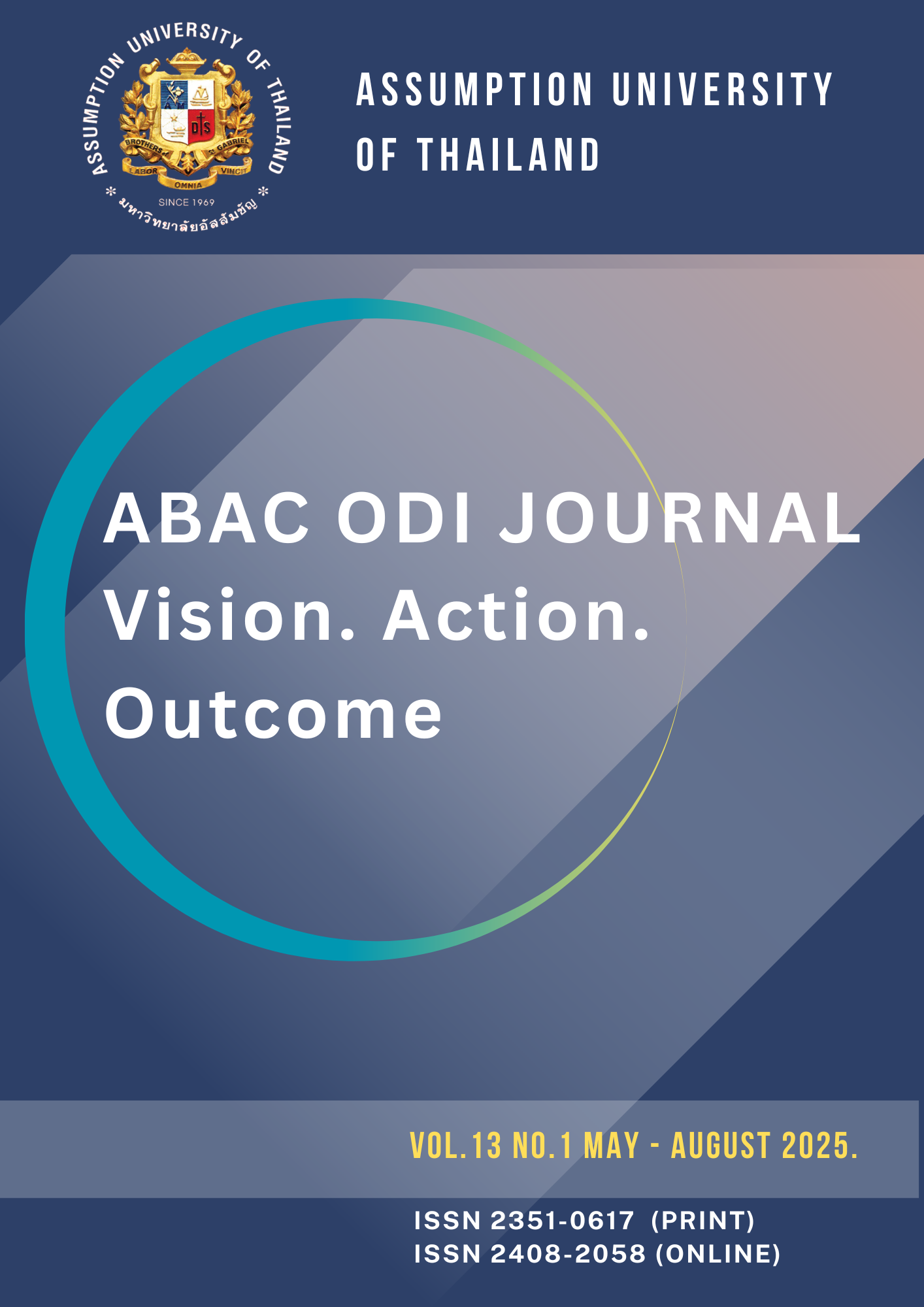 					View Vol. 13 No. 1 (2025): ABAC ODI JOURNAL Vision.Action.Outcome 
				